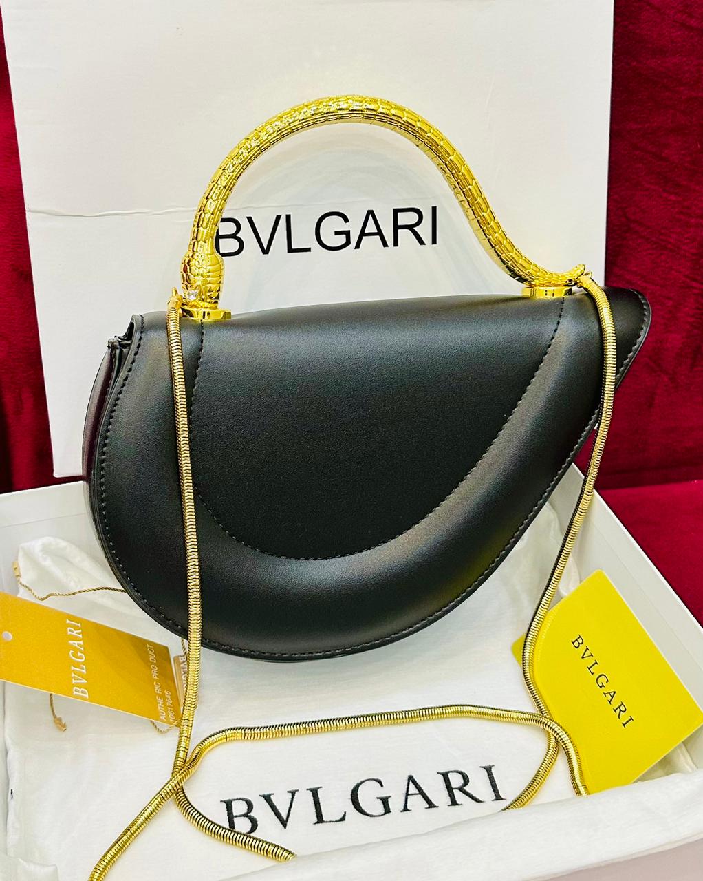 BVLGARI-Inspired “Fancel” Chain Shoulder Bag