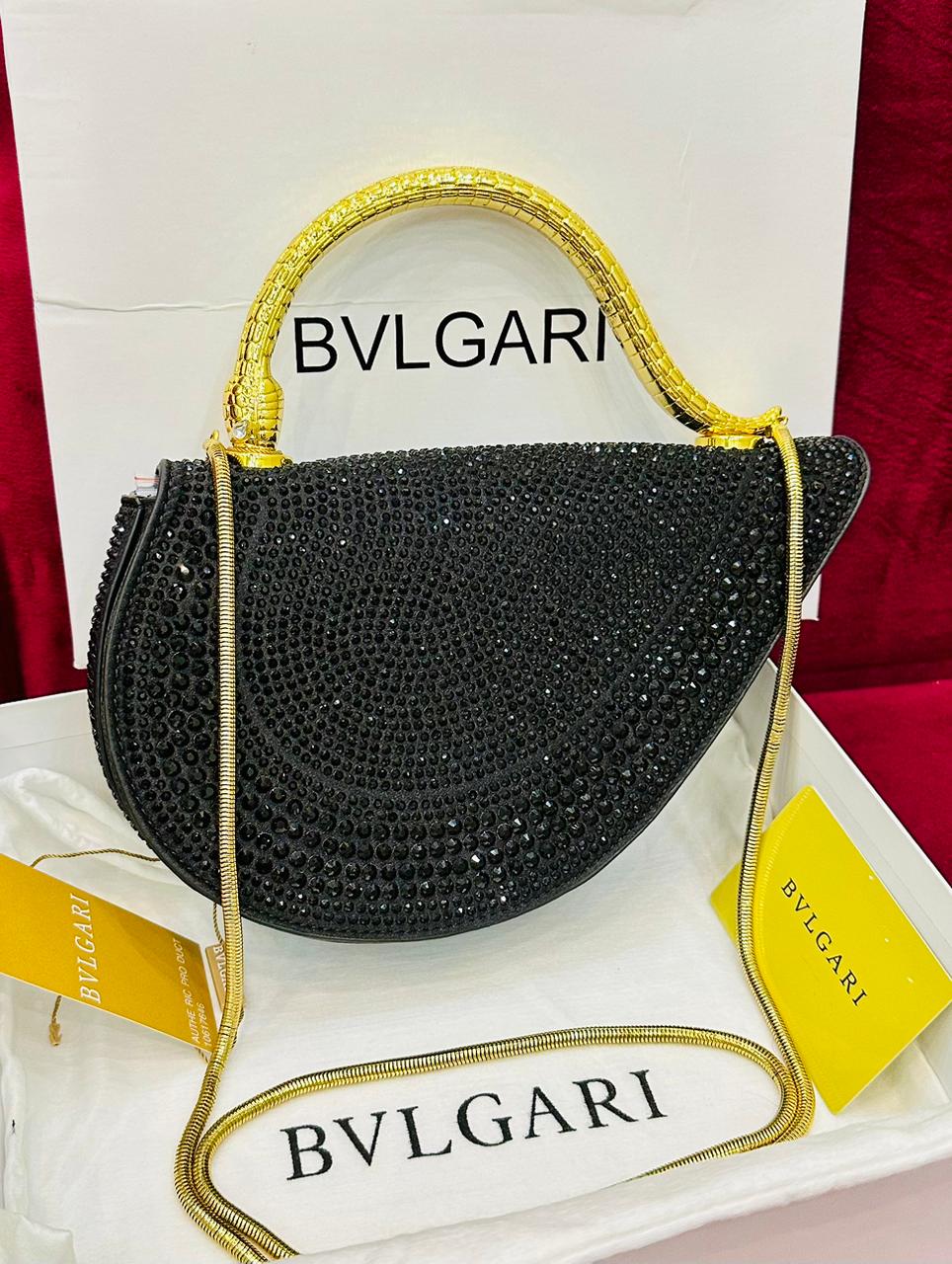 BVLGARI-Inspired “Fancel” Chain Shoulder Bag