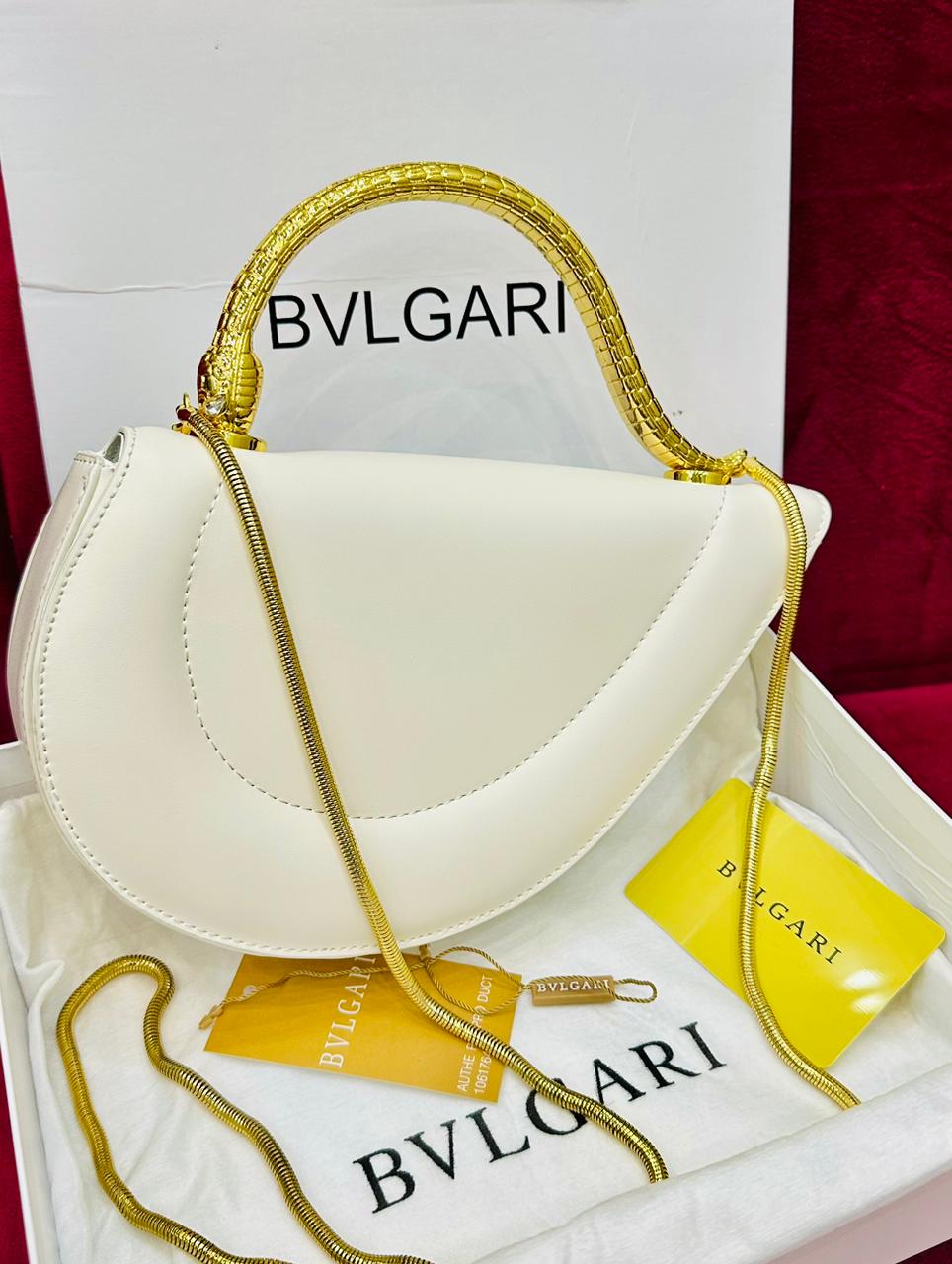 BVLGARI-Inspired “Fancel” Chain Shoulder Bag