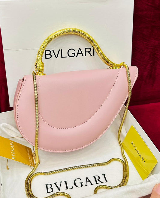 BVLGARI-Inspired “Fancel” Chain Shoulder Bag
